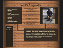Tablet Screenshot of noelscarpentry.com